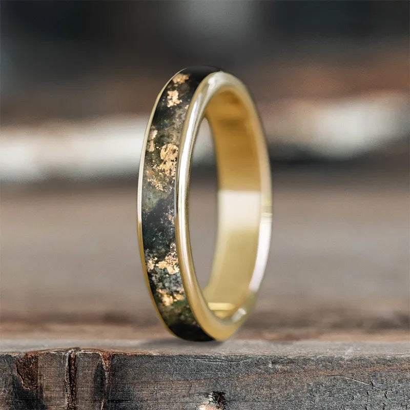 Tactical men’s rings for outdoor adventure durability -Custom Design - Ladies Single Inlay Ring ep2W9SQfATFZTdS-KARnEBzN