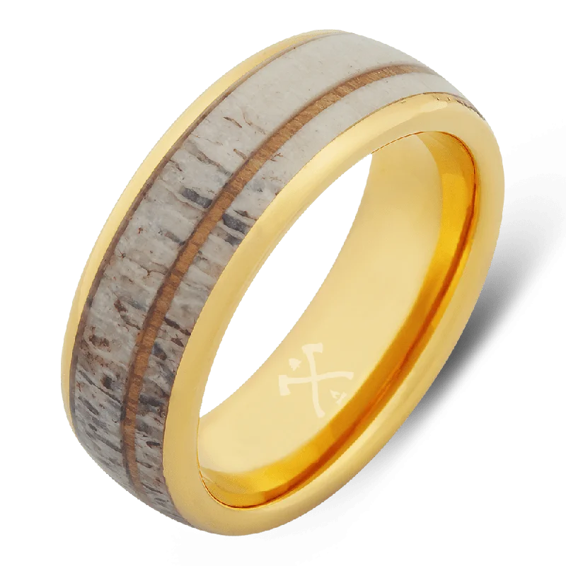 Luxury men’s rings with intricate gold work -The Ibex