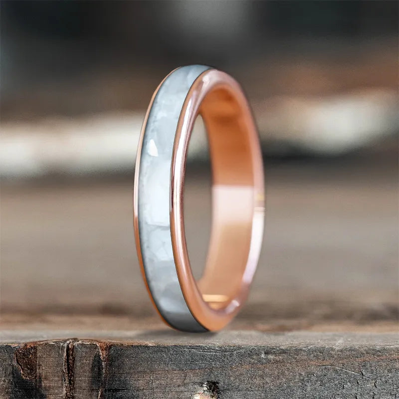 Classic men’s rings with simple band designs -Custom Design - Ladies Single Inlay Ring dopfIhCkAqW4k32yshiyo91D