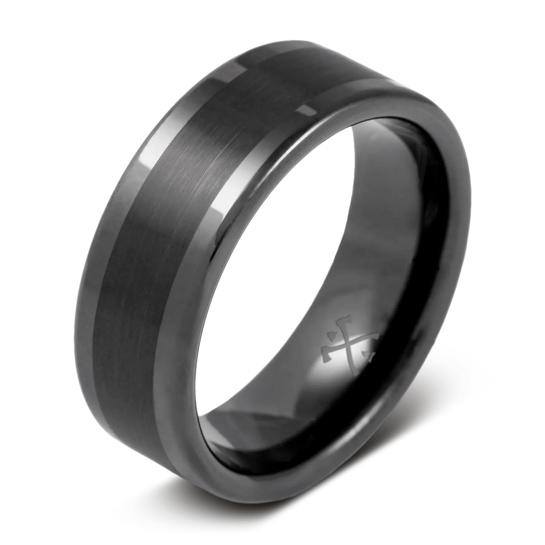 Designer black men’s rings for sharp looks -The Zeppelin