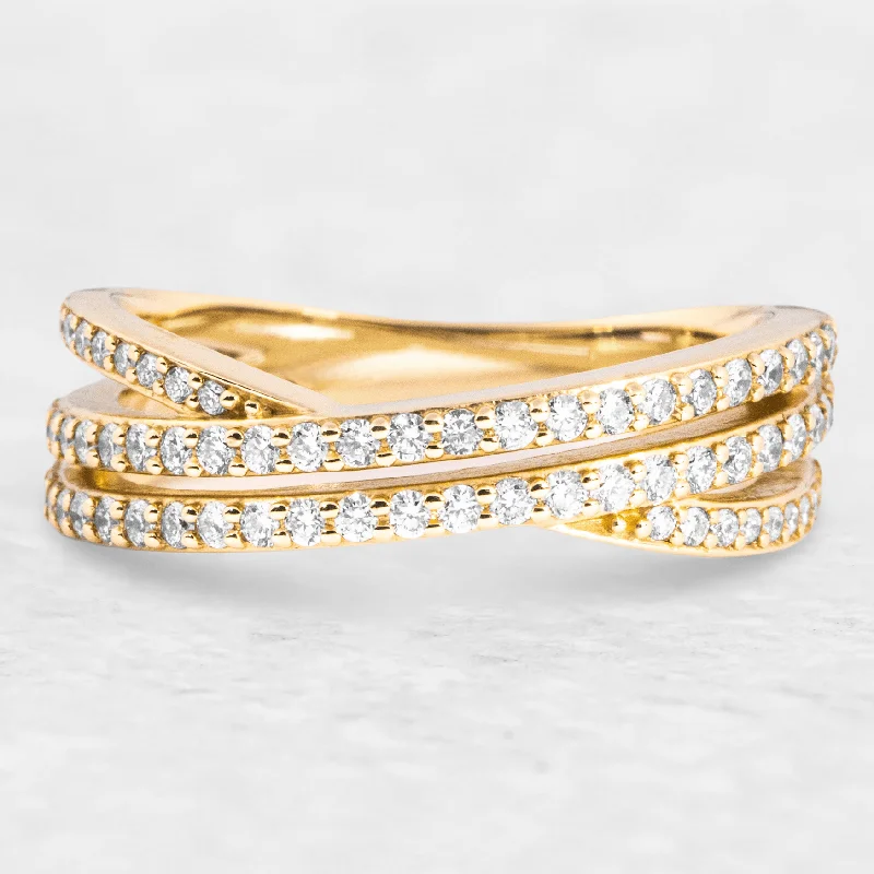 Wide gold men’s rings for bold statements -The Beatrice