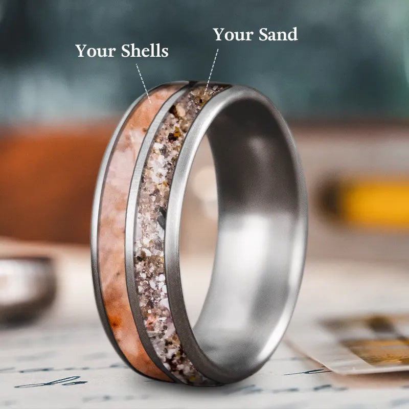 Custom men’s rings with etched name designs -Custom Design - 2-Inlay Ring cLEfzGMlj7Tq52rFQFFmmWe6