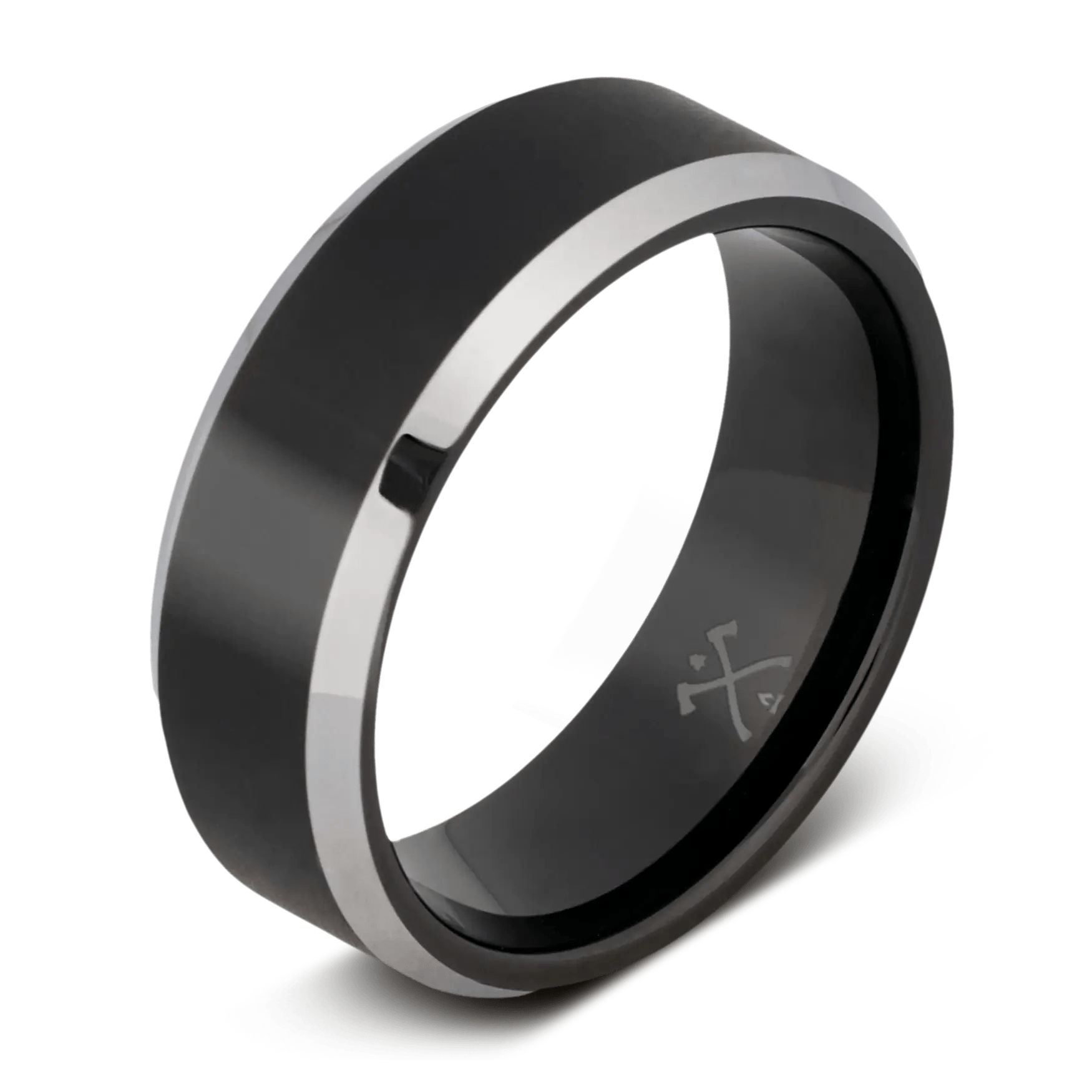 Durable black men’s rings for tough jobs -The Terminator