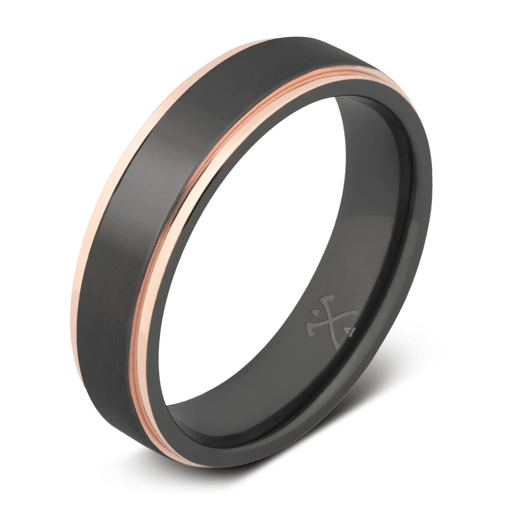 Minimalist titanium men’s rings for clean design -The Fitzgerald