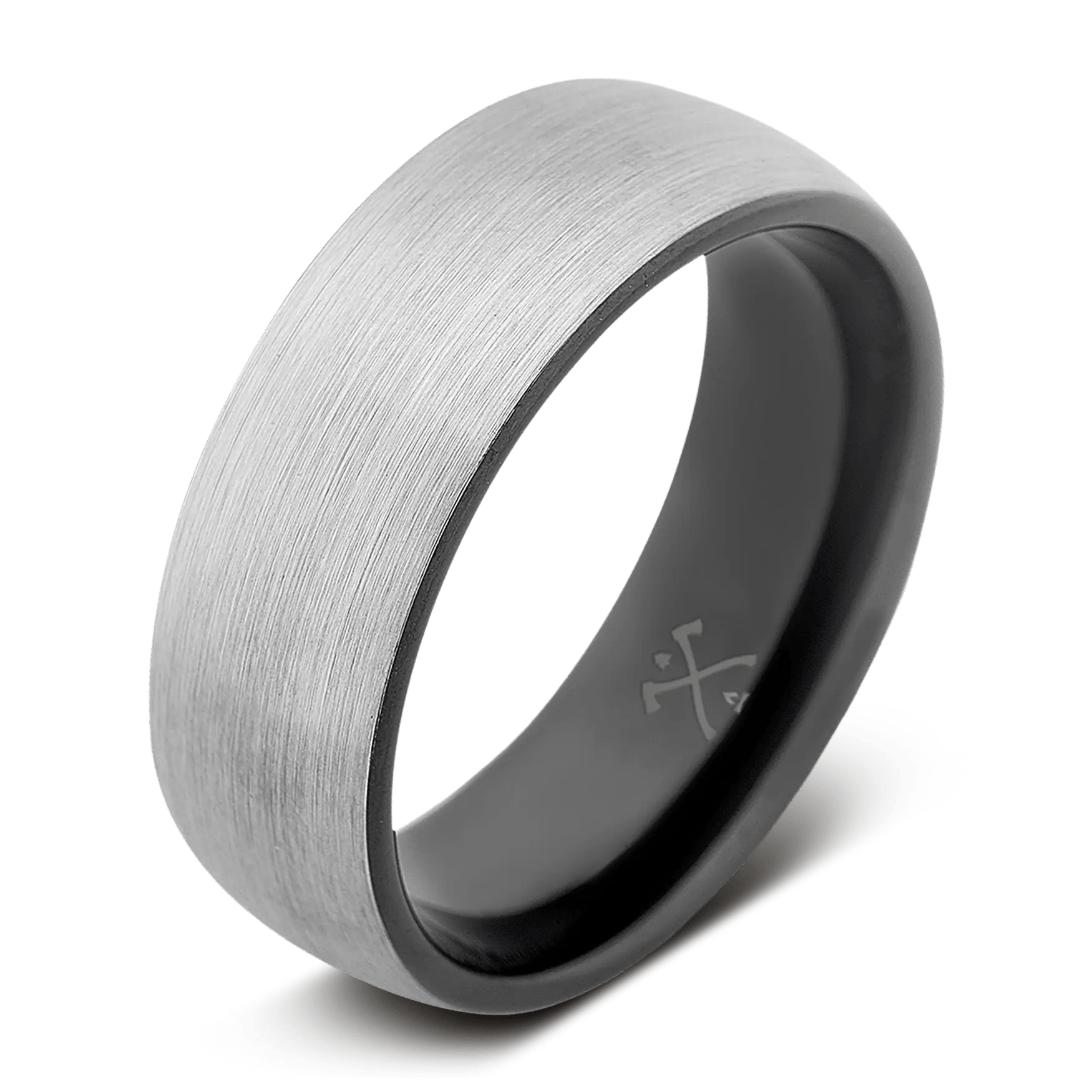 Matte finish men’s rings for understated elegance -The Rockstar