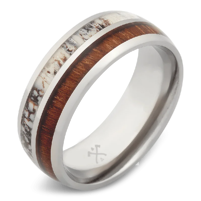 Durable wooden men’s rings for green living -The Hunter