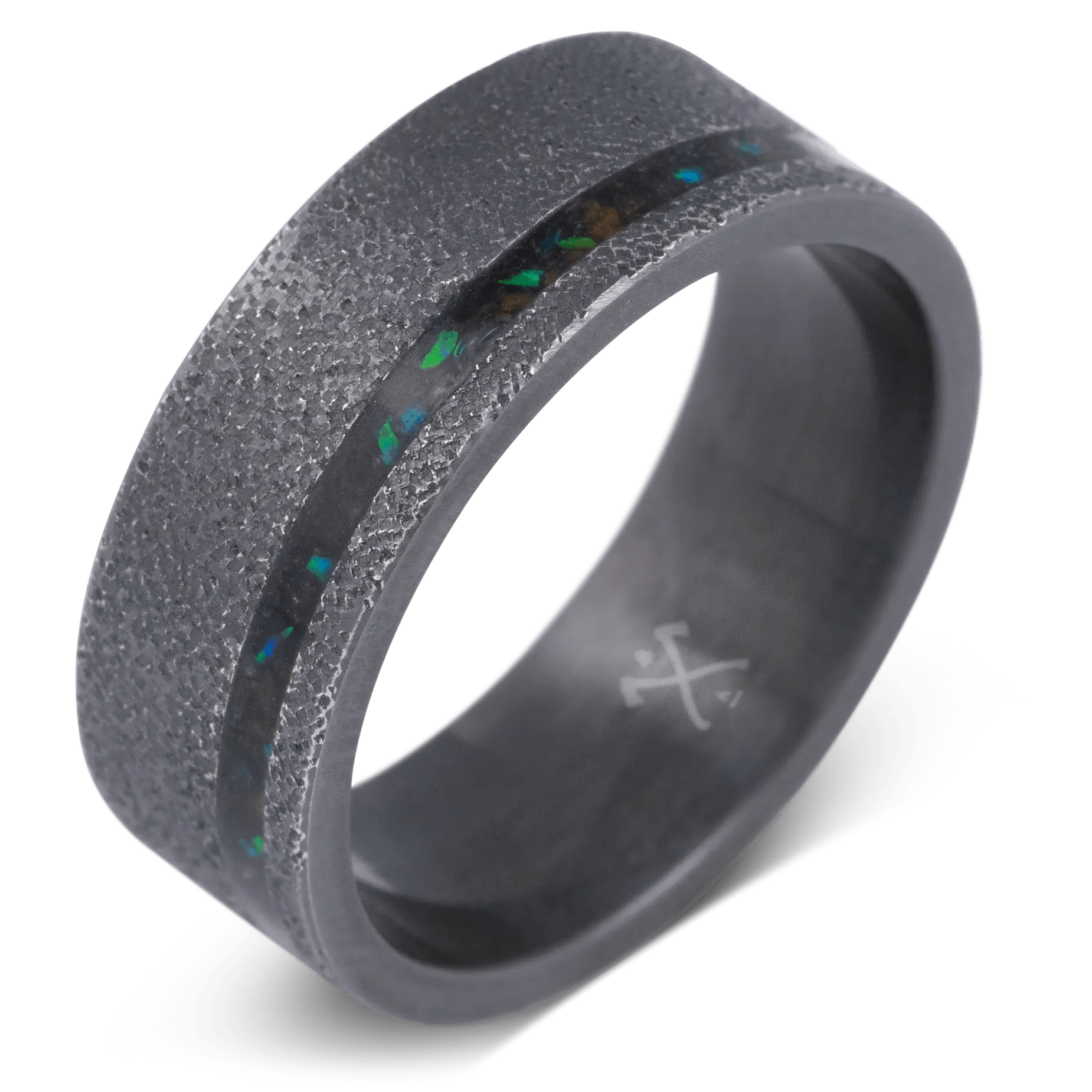 Durable black men’s rings for tough jobs -The Megalodon