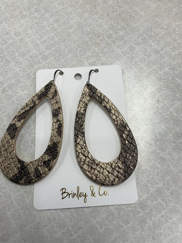 Best hoop earrings with gold-plated finishes for an affordable luxury vibe-Earrings Dangle/drop By Brinkley and co