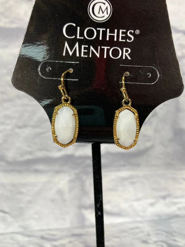 Best hoop earrings with geometric pendants for a modern, chic appeal-Earrings Dangle/drop By Kendra Scott