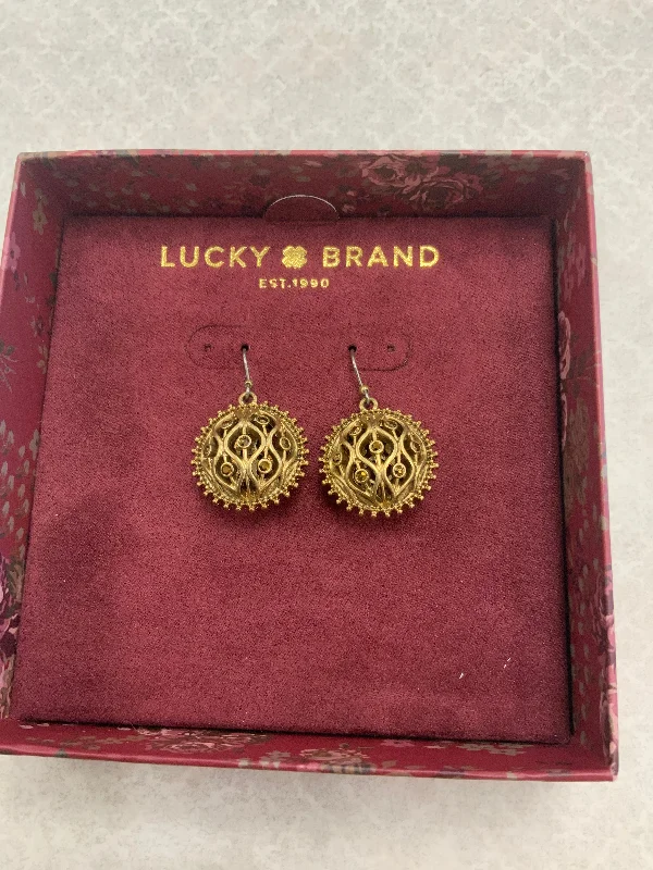 Best hoop earrings with geometric hexagon shapes for a modern, angular look-Earrings Dangle/drop By Lucky Brand