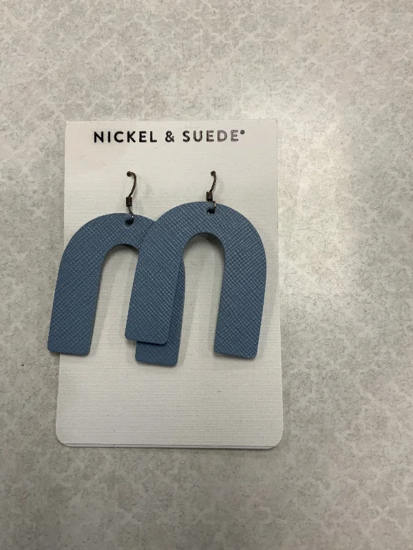 Best hoop earrings with butterfly motifs for a playful and whimsical appearance-Earrings Dangle/drop By Nickel & Suede