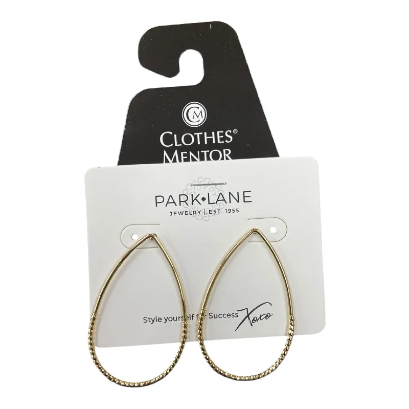 Hoop earrings with infinity loop designs for a continuous and eternal shape-Earrings Dangle/drop By Park Lane