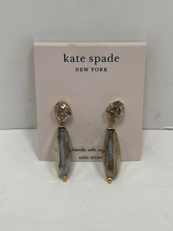 Best hoop earrings with vintage-style detailing for a nostalgic and timeless look-Earrings Designer By Kate Spade