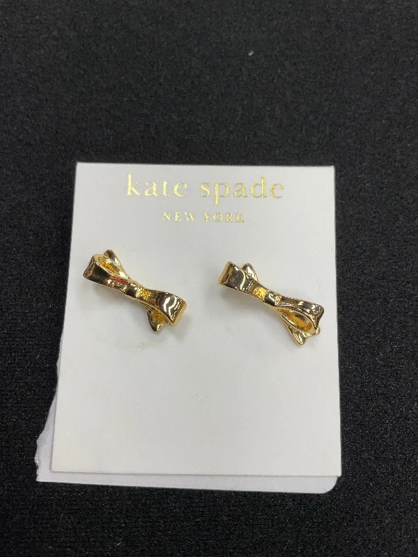 Hoop earrings with hammered textures for a boho-chic and rustic vibe-Earrings Designer By Kate Spade  Size: 02 Piece Set