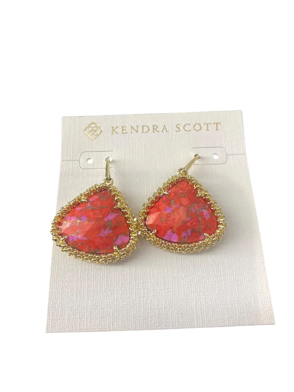 Hoop earrings with artistic filigree designs for an intricate, delicate finish-Earrings Statement By Kendra Scott