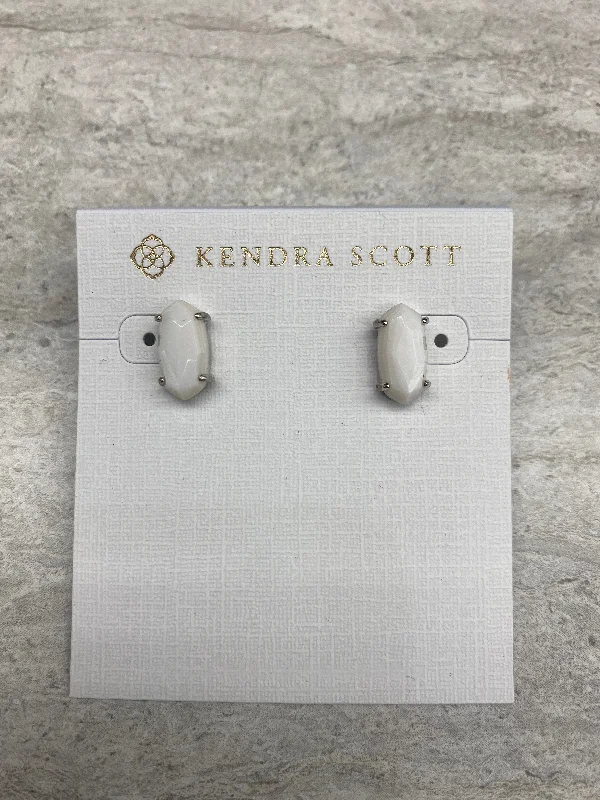 Hoop earrings with abstract wirework for an artistic, unique look-Earrings Stud By Kendra Scott