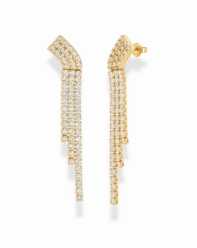 Best hoop earrings with stacked layers for a dimensional and bold look-Freya Statement Earrings