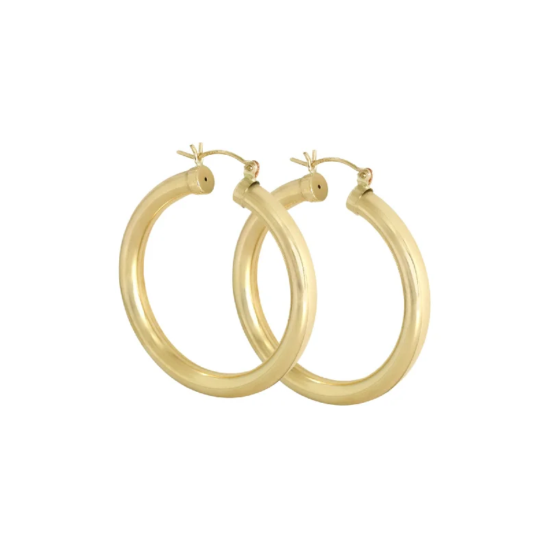 Best hoop earrings with geometric triangle shapes for a modern, chic design-Hazel Hoops - 40mm