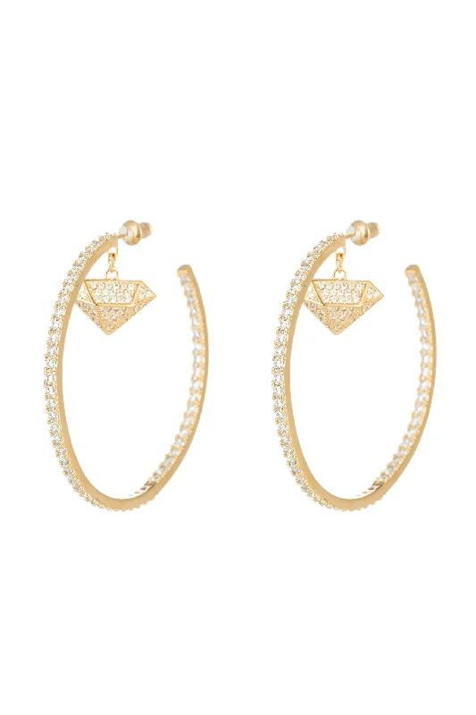 Best hoop earrings with delicate chain details for a trendy and stylish design-Monti Hoop Earring