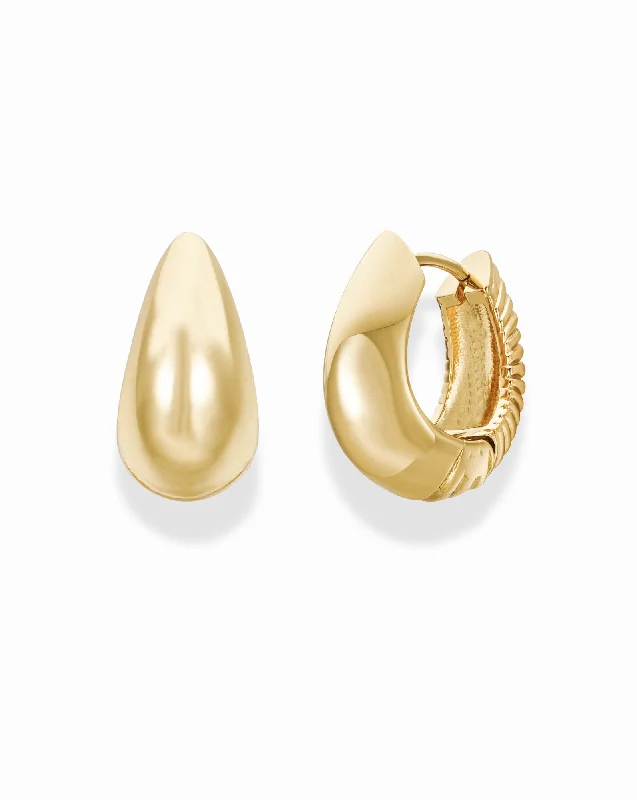 Large hoop earrings for a bold and statement-making fashion accessory-Murphy Hoops