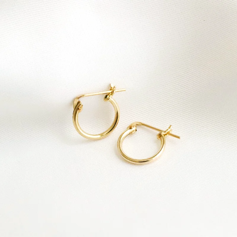 Hoop earrings with diamond-cut surfaces for added sparkle and shine-Santa Cruz Hoops