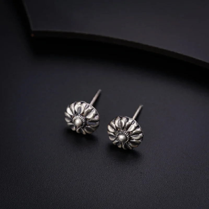 Best hoop earrings with intricate beaded details for a textured, stylish appearance-Basic Flower Studs