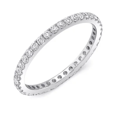 Trendy necklaces and pendants with geometric shapes for a modern aesthetic-0.51ctw Diamond Eternity Band