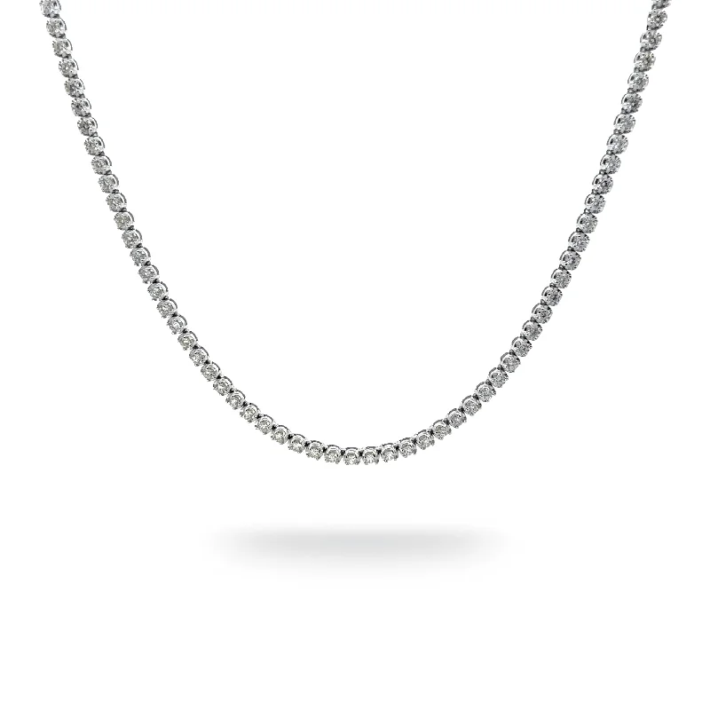 Stylish necklaces and pendants with diamonds for a glamorous and elegant look-10.03ctw Diamond Tennis Necklace