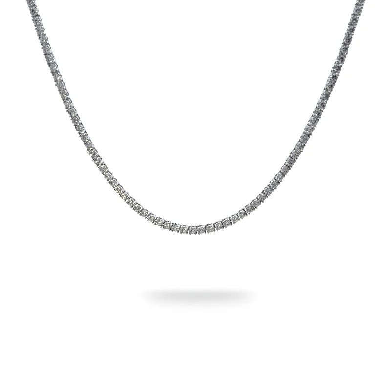 Best necklaces and pendants with intertwined designs for a symbol of unity-12.02ctw Diamond Tennis Necklace