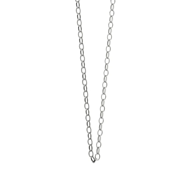 Elegant necklaces and pendants with diamond accents for added sparkle-18" Open Link Chain