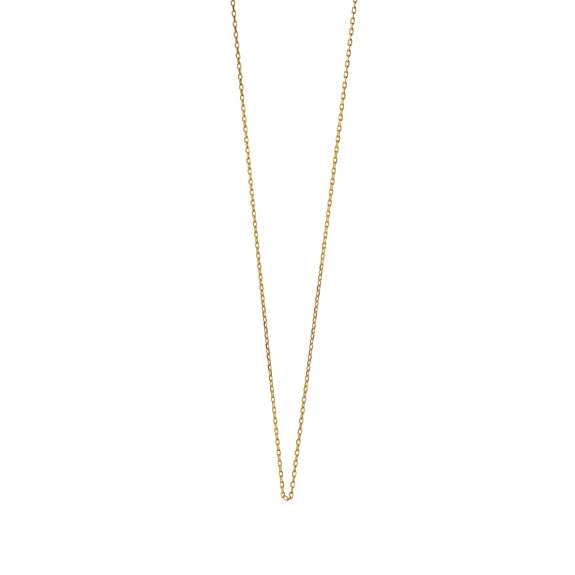 Layered necklaces and pendants for a trendy and fashionable stacked look-22" Delicate Diamond Cut Chain