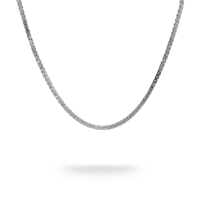 Beautiful necklaces and pendants with moon and star charms for a dreamy effect-4.01ctw Diamond Illusion Necklace