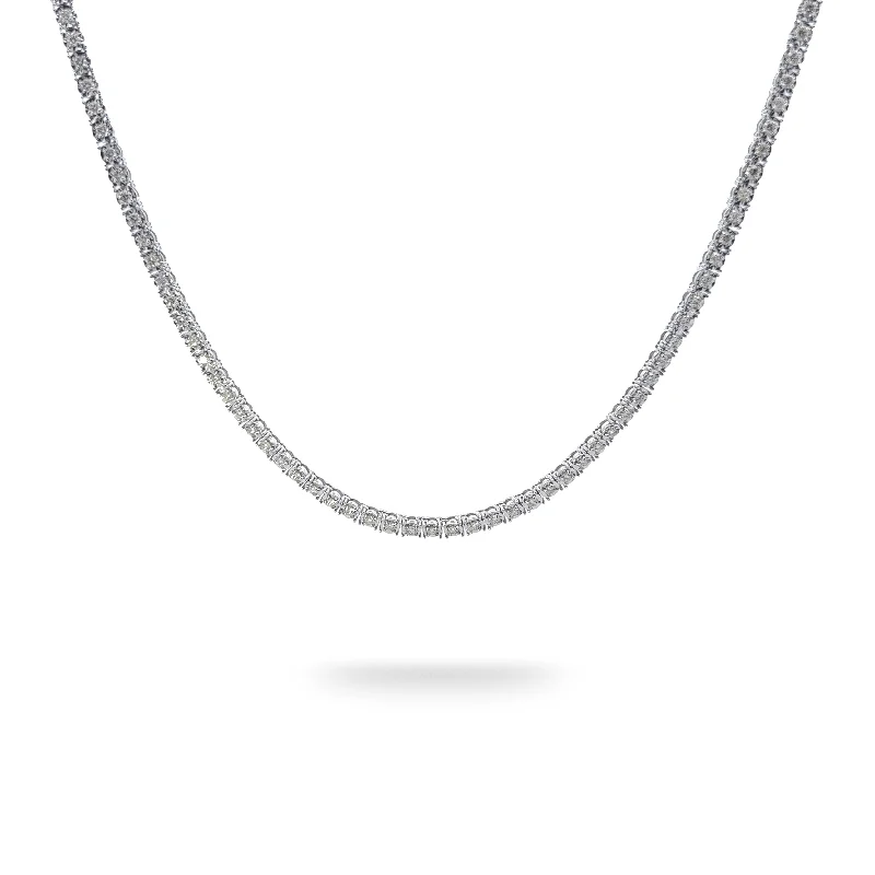 Beautiful necklaces and pendants with diamond halo settings for extra brilliance-5.00ctw Diamond Illusion Necklace