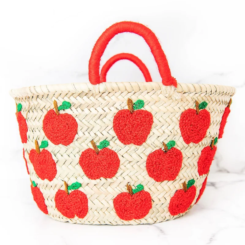 Necklaces and pendants with diamond pendants for a luxurious sparkling effect-Back-to-School Red Apple Tote