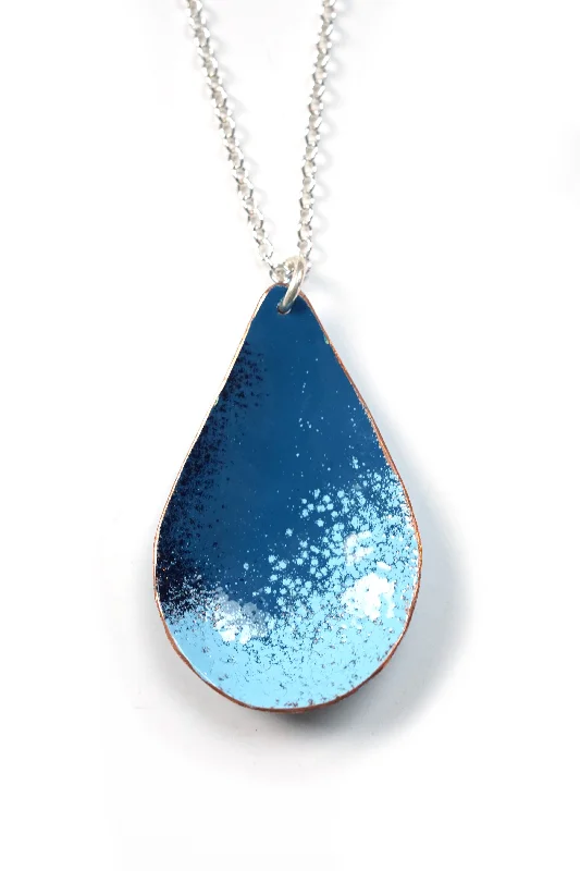 Best necklaces and pendants for everyday wear with minimalist designs-Chroma Pendant in Azure Blue and Light Blue