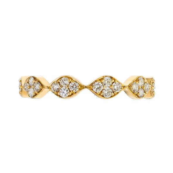 Elegant necklaces and pendants with diamond accents for added sparkle-Darcy Diamond Band, Yellow Gold