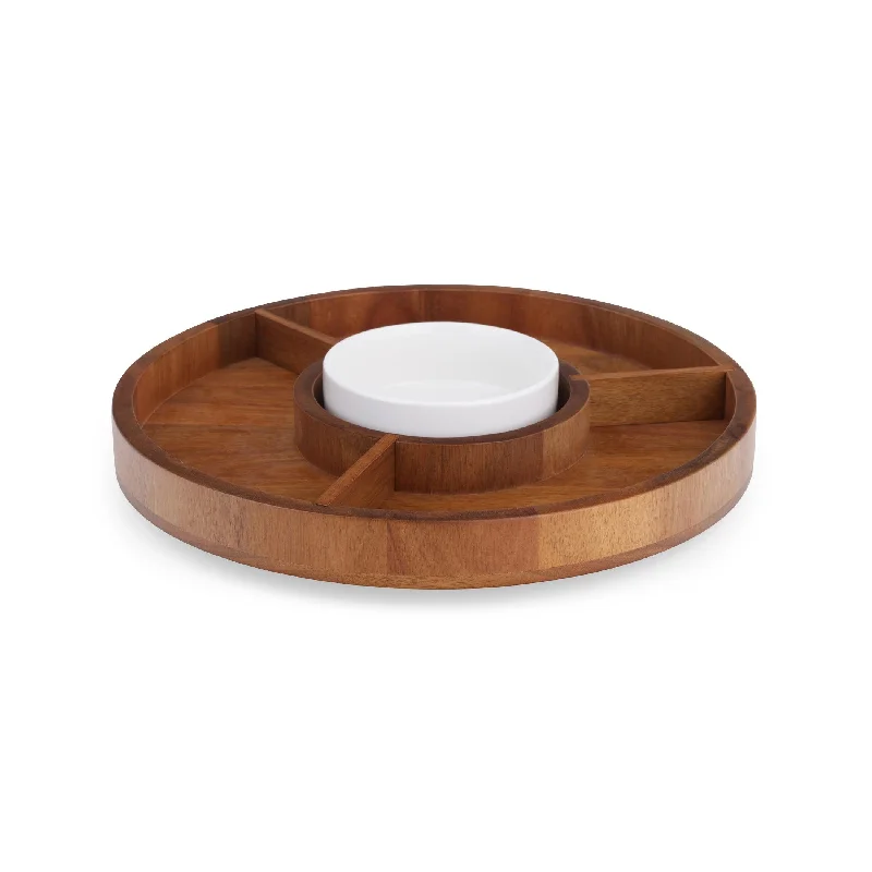 Simple necklaces and pendants with bar pendants for a sleek modern design-Duets Lazy Susan