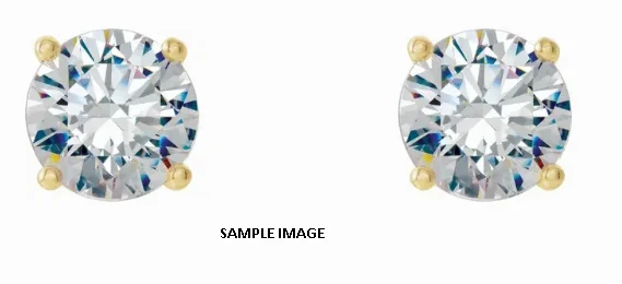 Beautiful necklaces and pendants with geometric shapes for a modern, artistic design-LAB GROWN ROUND DIAMONDS 3.49CTW STUDS