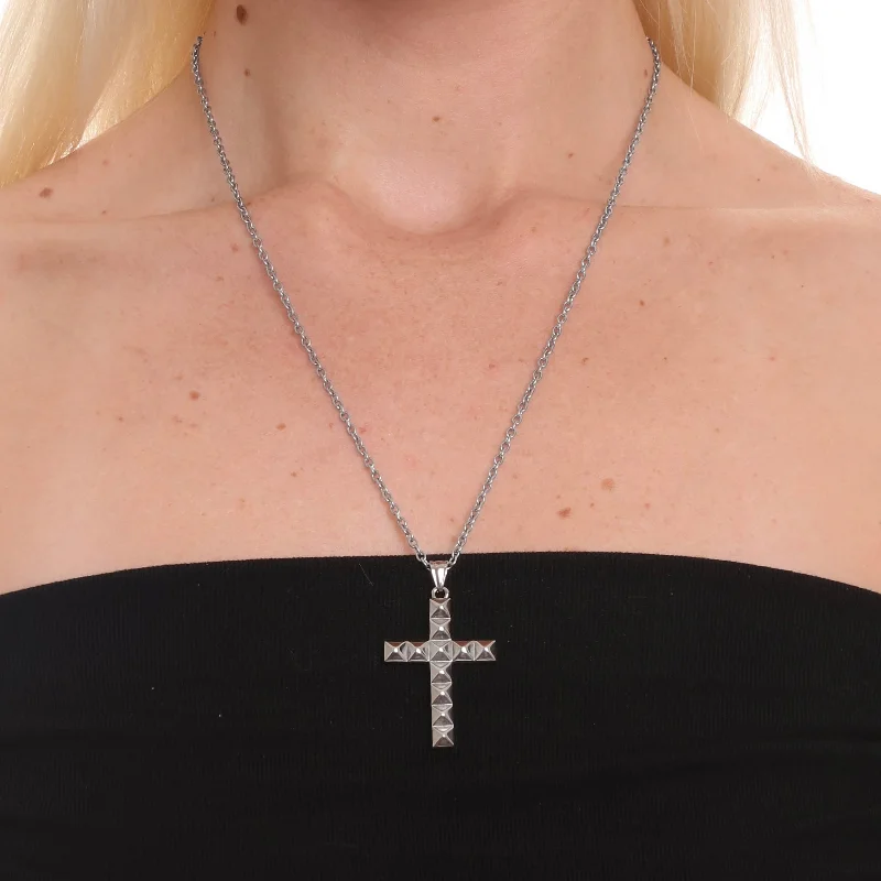 Necklaces and pendants with matching rings for a coordinated set of jewelry-Mini Ego Cross