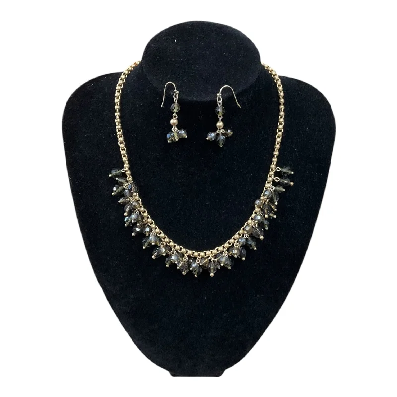 Best necklaces and pendants with black diamonds for an edgy, bold statement-Necklace Set By Cme