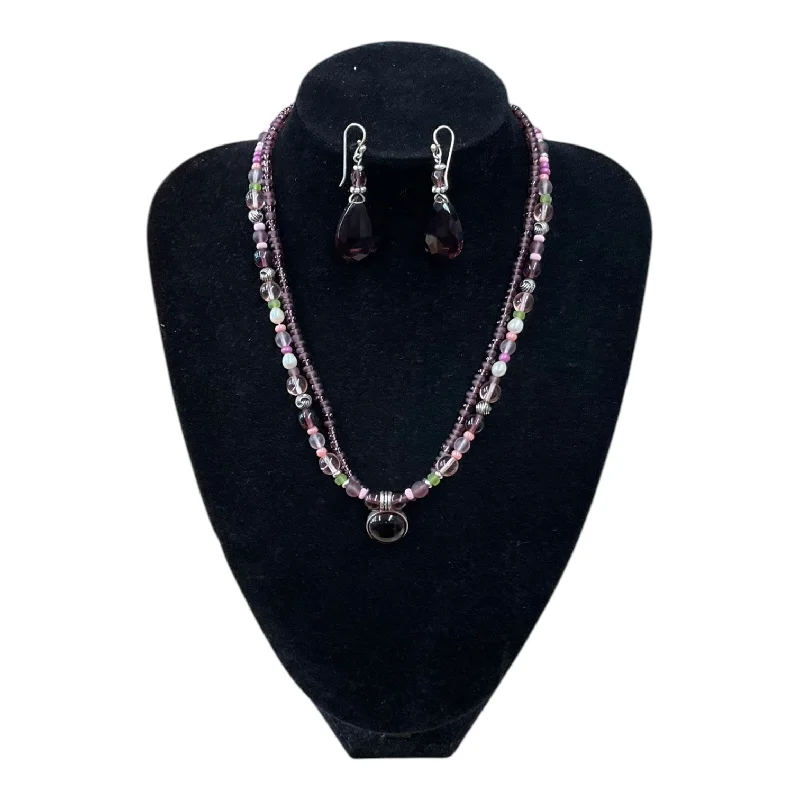 Best necklaces and pendants with matching earrings for a coordinated, elegant look-Necklace Set By Cme