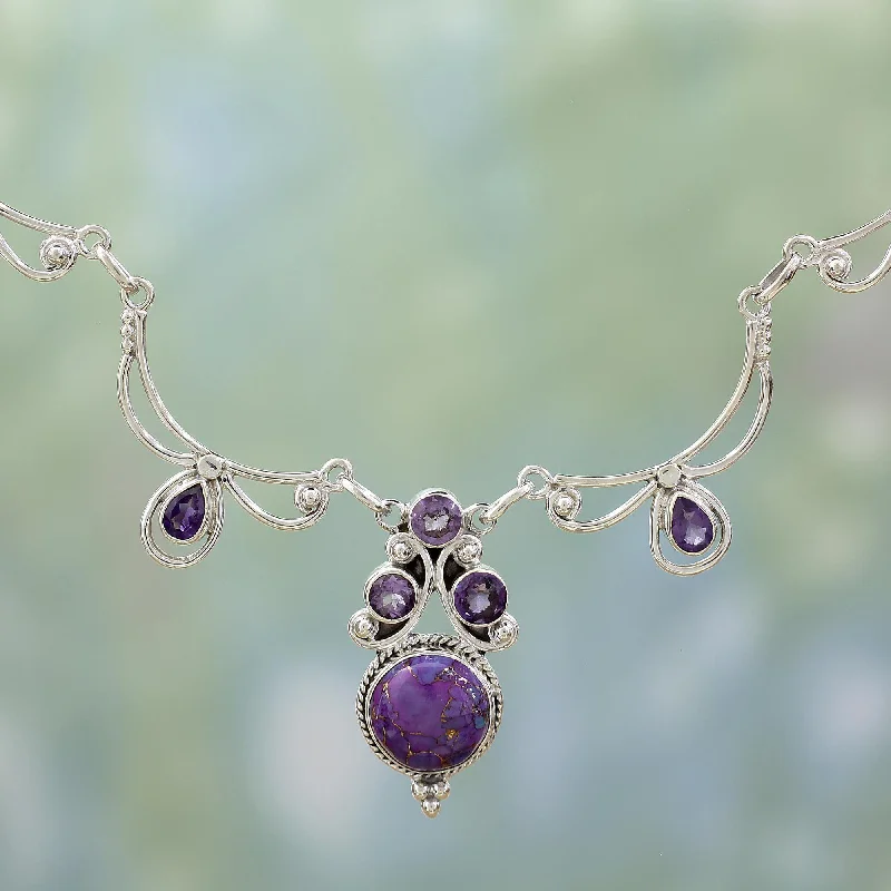 Stunning necklaces and pendants with birthstone pendants for a personal touch-Purple Princess Amethyst Pendant Necklace