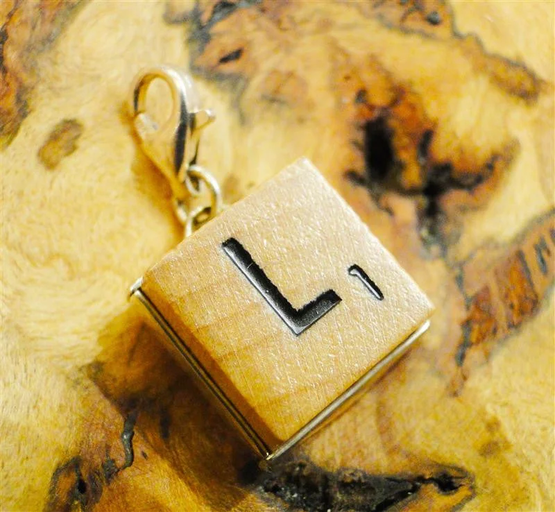 Best necklaces and pendants with rose gold for a warm and romantic appeal-Scrabble Charm "L"